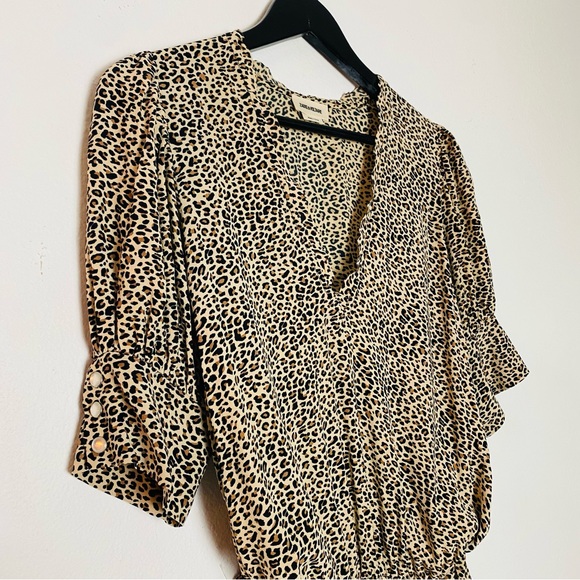 Zadig & Voltaire Animal Print Mini Dress Size Small - Picture 6 of 13
